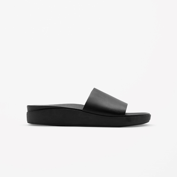 cos chunky leather sandals